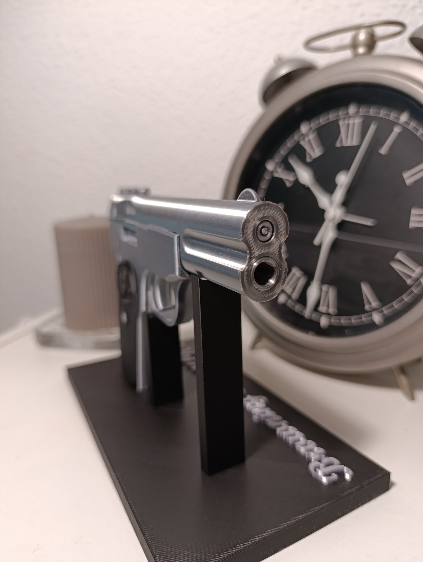 RÉPLICA DECORATIVA DE EXHIBICIÓN DE PISTOLA BROWNING FN M1900