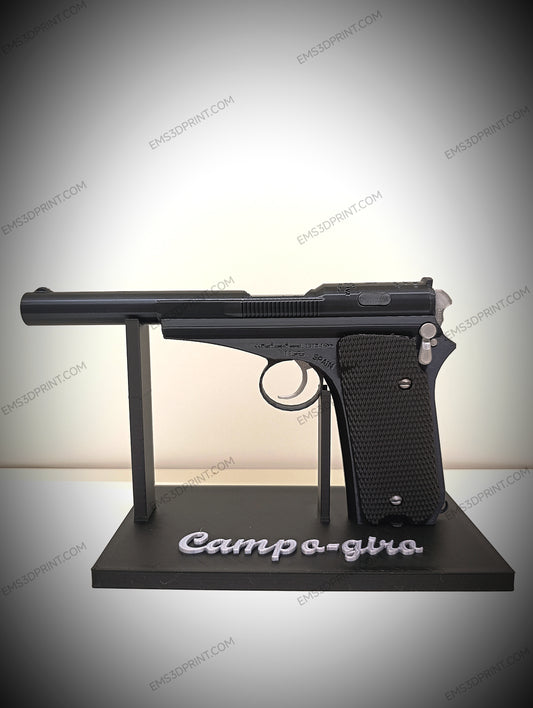 RÉPLICA DECORATIVA DE EXHIBICIÓN PISTOLA CAMPO-GIRO
